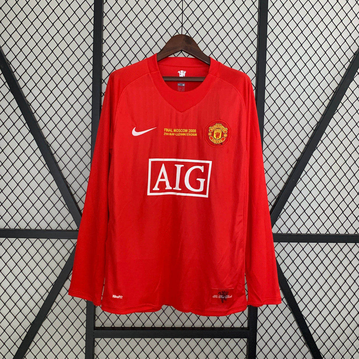 MANCHESTER UNITED I 07-08 RETRO MANGA LARGA