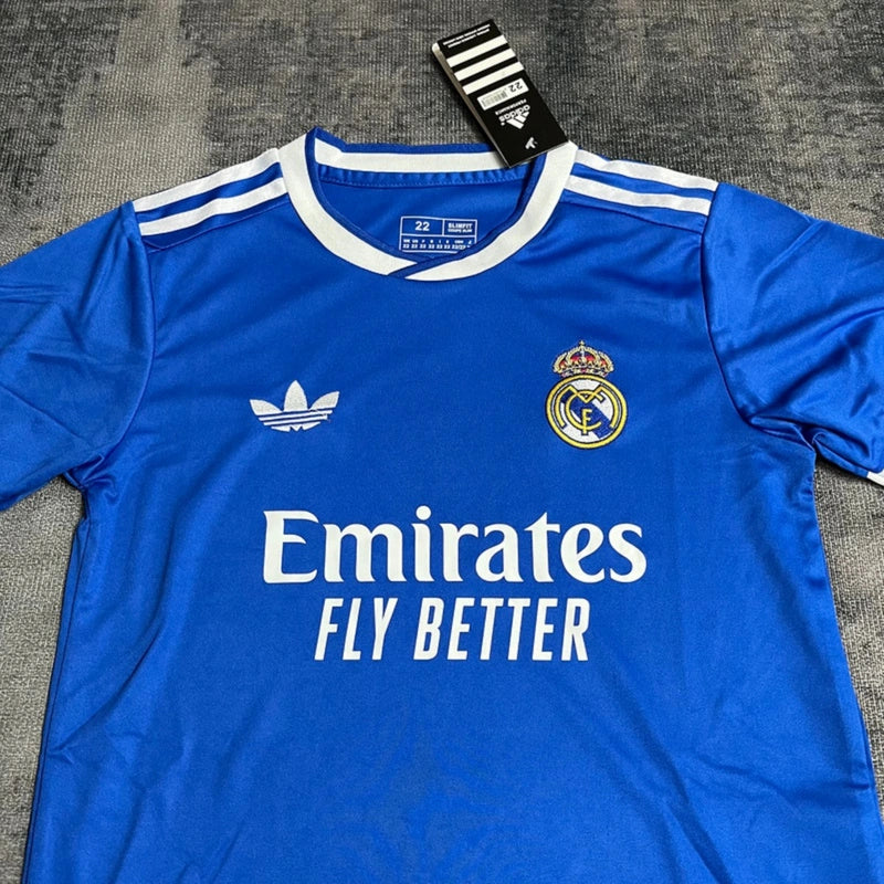 REAL MADRID VISITANTE 25-26 AZUL NIÑOS